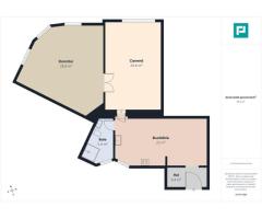Apartament 2 camere | 85 mp | Zona Fabric (FEAA) - Imagine 10