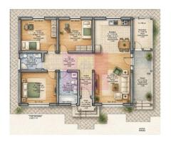 Sabareni, casa noua parter, 4 cam + dep., supraf. 143 mp, curte 452 mp - Imagine 3