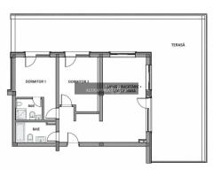 Apartament 3 camere, 2 bai, 67 mp+ terasa 84 mp, garaj - Imagine 5