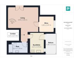 Apartament cu 2 camere pe 2 niveluri în Dumbrăvița - Imagine 7