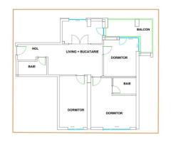 Apartament de 4 camere in Sectorul 4 , Finisaje de TOP cu incalzire centralizata - Imagine 6