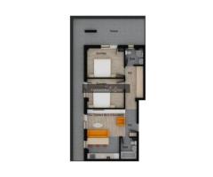 Apartament 3 camere, 2 bai, 62 mp utili, terasa 35 mp, garaj, boxa - Imagine 3