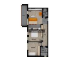 Apartament 3 camere, 2 bai, etaj intermediar, balcon, garaj, boxa - Imagine 6