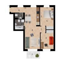 Apartament 3 camere, 2 bai, balcon, etaj intermediar, garaj, Zorilor - Imagine 6