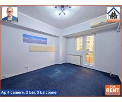 De inchiriat - Apartament 4 cam | Natiunile Unite | Ideal pt birouri - Imagine 2