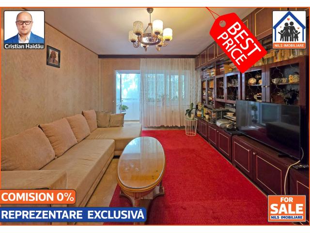 OCAZIE! - Apartament 4 camere, 2 bai, 2 balcoane | Bd. Decebal - 1