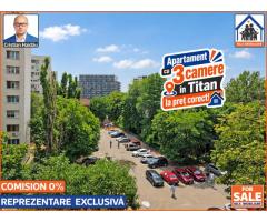 De vanzare: Apartament cu 3 camere in Titan | Pret corect!!!