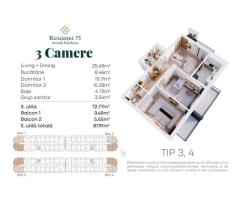 Direct dezvoltator - Apartament 3 camere modern - Metrou Berceni - Imagine 6