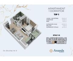 Apartament 1 dormitor | Direct dezvoltator| Ananda Residence - Imagine 6