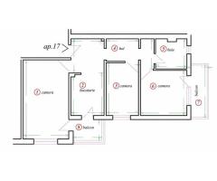 Apartament decomandat 3 camere și 2 balcoane, Calea Martirilor–Mures - Imagine 4
