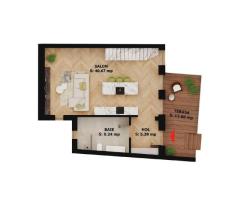 Apartament nou, 2 camere, 248 000 Euro. Comision 0.
