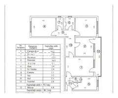 4 camere, S87mp, centrala, pt investitie sau locuit, intre metrou Gorjului si Pacii, str Ghirlandei - Imagine 2