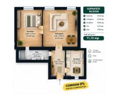 Apartament cu 2 camere la parter in Piata Catedralei Comision 0 - Imagine 7