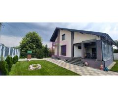 Săbăreni, casă P+1E, 137 mp utili, terasă, CT, pivniță, garaj, asfalt - Imagine 2