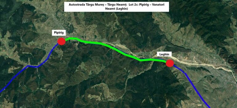 A8 Unirii: CNAIR va semna cu UMB pentru lotul 2C Pipirig – Vanatori Neamt