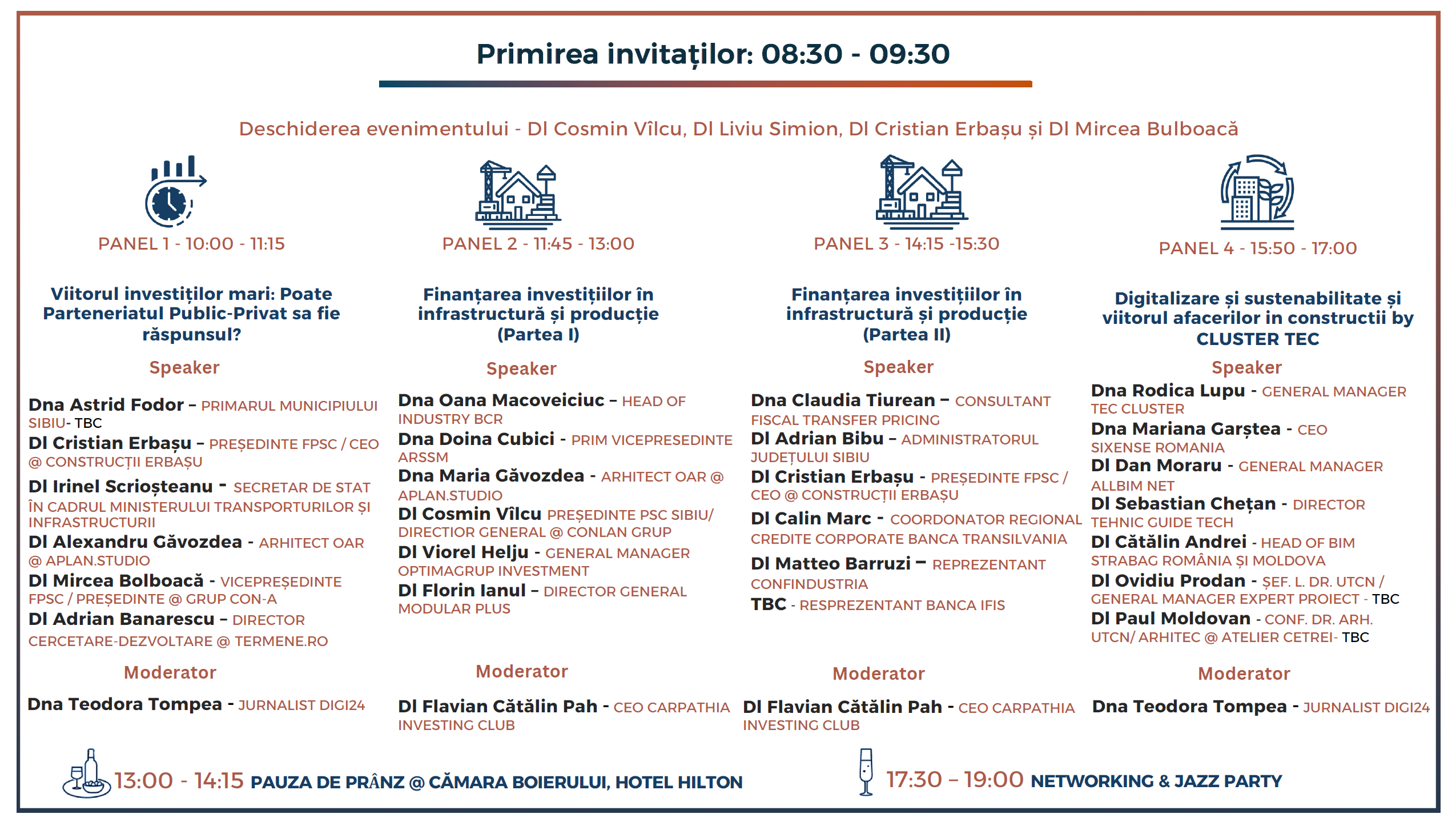 Construcții & Capital – Conferința care conturează viitorul sectorului | Sibiu, 26 septembrie