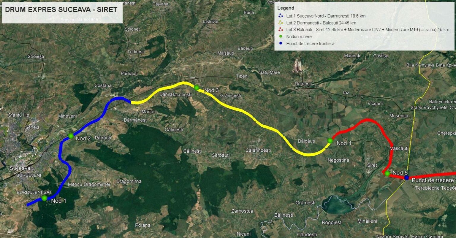 Drumul Expres Suceava – Siret: Guvernul a aprobat proiectul, licitatiile fiind deja in derulare